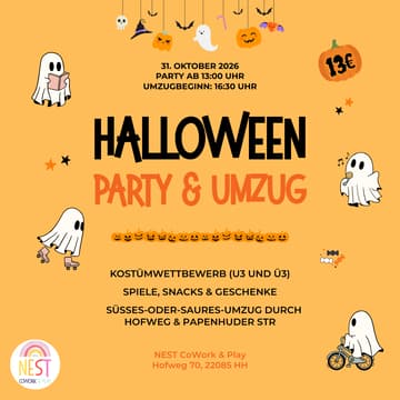 Cover Image for NEST HALLOWEEN PARTY mit Umzug