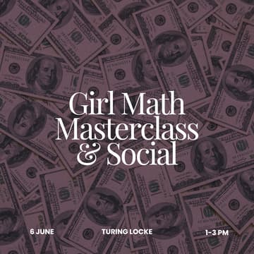 Cover Image for Cambridge Girlies: Girl Math Masterclass & Social | Part 1