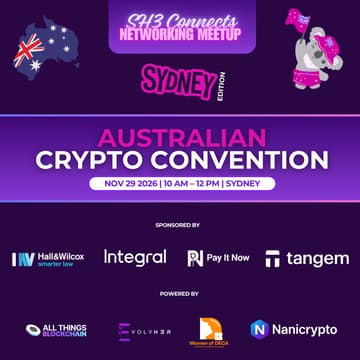Cover Image for SH3 Connects Networking Meetup: Australia Sydney Edition- AusCon2026
