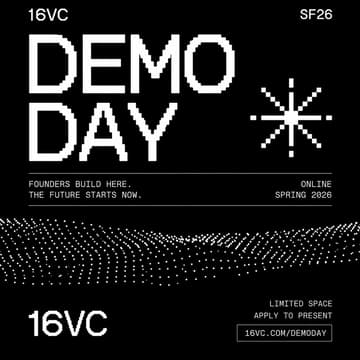 Cover Image for 16VC SF26 Demo Day