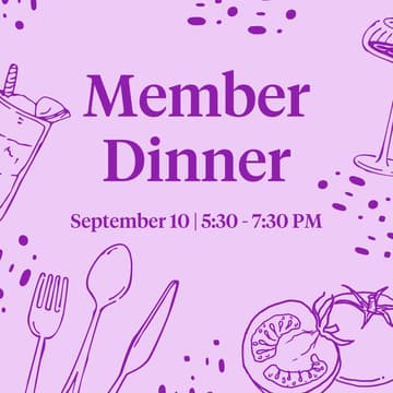 Cover Image for September Member Dinner