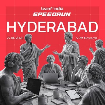 Cover Image for Team1 India Speedrun: Hyderbad