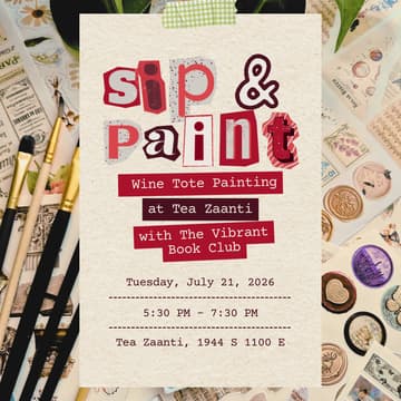 Cover Image for Wine Tote Painting Experience at Tea Zaanti