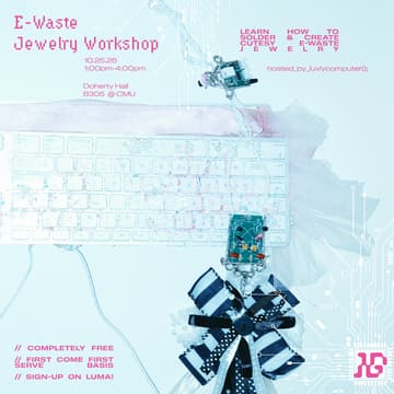 Cover Image for e-waste jewelry workshop