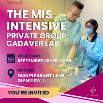 Cover Image for The MIS Intensive Private Group Cadaver Lab