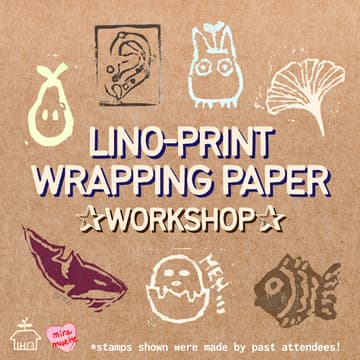 Cover Image for Lino-print Wrapping Paper workshop