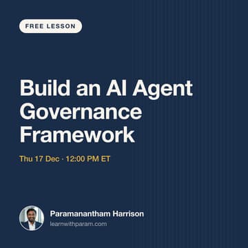 Cover Image for Build an AI Agent Governance Framework