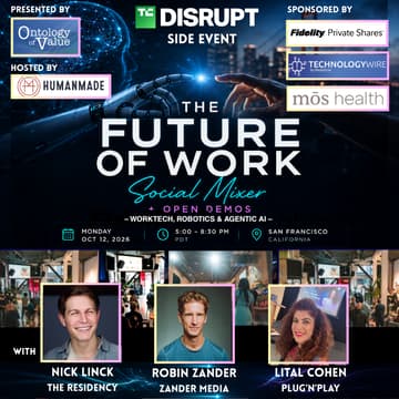 Cover Image for The Future of Work Social Mixer + Open Demos: Worktech, Robotics & Agentic AI