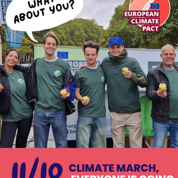 Cover Image for EU Climate Pact Boost Point @ Brussels Climate March