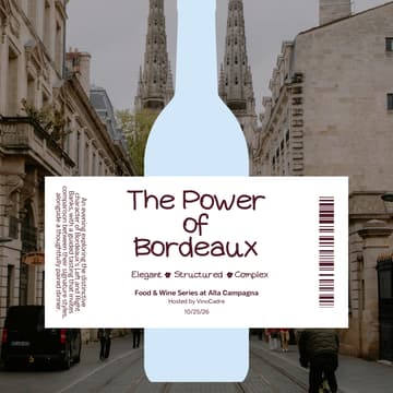 Cover Image for Power of Bordeaux Dinner Series
