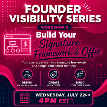 Cover Image for Founder Visibility Series: Workshop 3