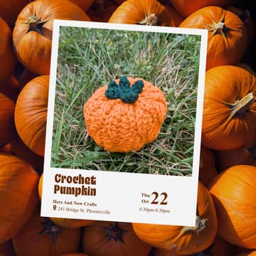 Cover Image for Crochet Pumpkin Workshop