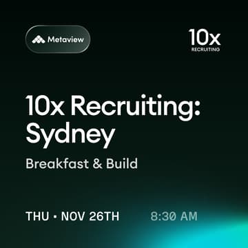 Cover Image for 10x Recruiting: Sydney | Breakfast & Build