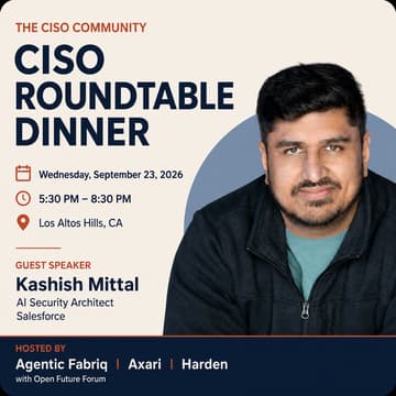 Cover Image for CISO Roundtable Dinner