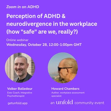 Cover Image for Zoom in on ADHD: Perception of ADHD and neurodivergence in the workplace (how "safe" are we, really?)