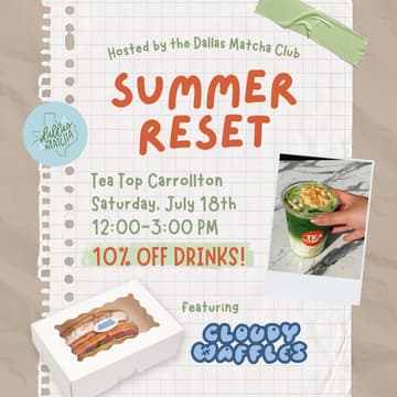 Cover Image for Summer Reset w/ Dallas Matcha