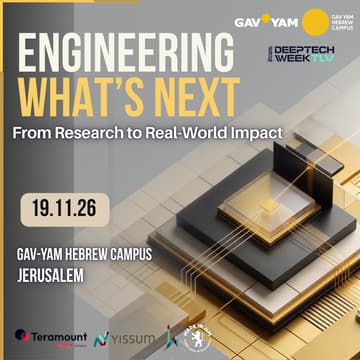 Cover Image for Jerusalem DeepTech: From Research to Impact