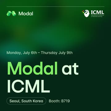 Cover Image for Meet with Modal at ICML