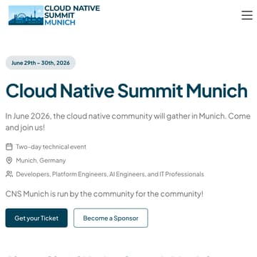 Cover Image for Cloud Native Summit Munich 2026