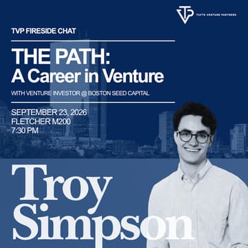 Cover Image for TVP FIRESIDE CHAT: A Career in Venture