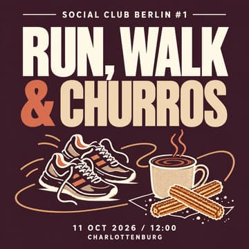 Cover Image for Social Club Berlin #1: Run, Walk & Churros 🍂☕