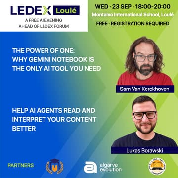 Cover Image for LEDEX Loulé - AI for Business - September 2026