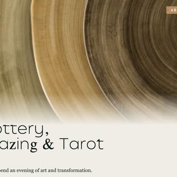 Cover Image for Tarot & pottery Glazing Workshop
