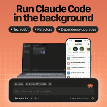 Cover Image for Run Claude Code in the background: tech debt, refactors, dependency upgrades
