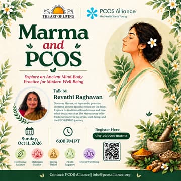 Cover Image for Marma & PCOS/PMOS: Ancient Mind-Body Wisdom for Modern Well-Being