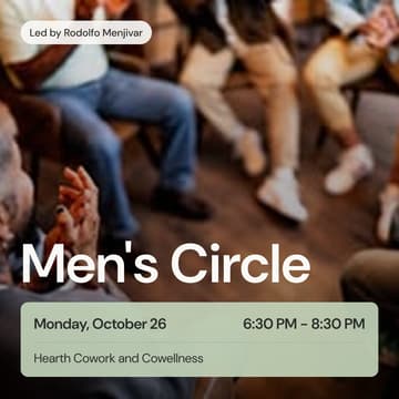 Cover Image for Men's Circle led by Rodolfo Menjivar