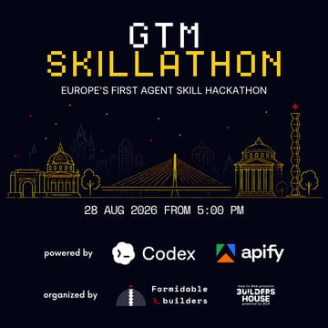 Cover Image for GTM Skillathon - Formidable Builders x Codex Community x Apify