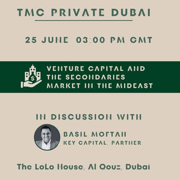 Cover Image for Venture capital and the secondaries market in the Mideast