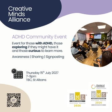 Cover Image for ADHD Community Event - St Albans