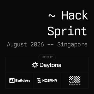 Cover Image for Daytona HackSprint Singapore - August, 2026