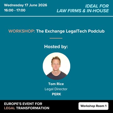 Cover Image for The Exchange LegalTech Podclub