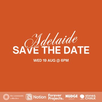 Cover Image for ๐ต Adelaide: Save The Date
