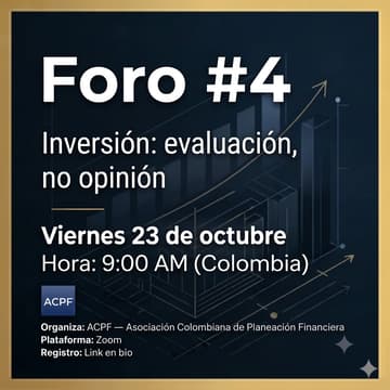 Cover Image for Foro #4 — Inversión: evaluación, no opinión