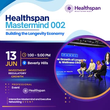Cover Image for Healthspan Mastermind: 002 Building the Longevity Economy