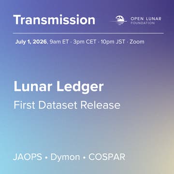 Cover Image for Lunar Ledger | First Dataset Release
