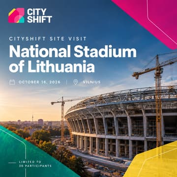 Cover Image for CityShift Site Visit: Vilnius National Stadium