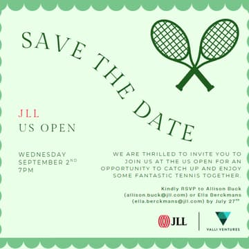 Cover Image for Valli Ventures x JLL: An Evening at the US Open