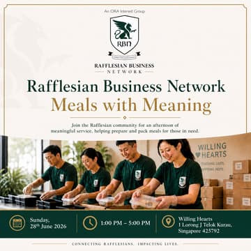 Cover Image for Rafflesian Business Network: Meals with Meaning
