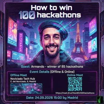 Cover Image for How to win 100 hackathons