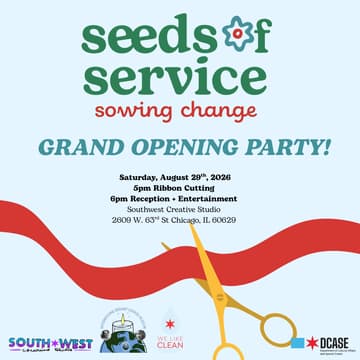 Cover Image for GRAND OPENING PARTY: Seeds of Service - Sowing Change