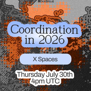 Cover Image for Coordination in 2026: DAOs, communities and AI agents
