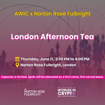 Cover Image for AWIC Afternoon Tea Hosted by Norton Rose Fulbright.