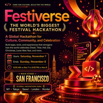Cover Image for Festiverse 2026: The World’s Biggest Festival Hackathon