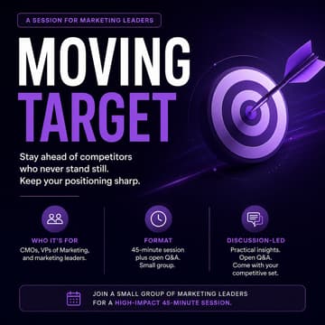 Cover Image for eChai - Moving Target: A Session for Marketing Leaders