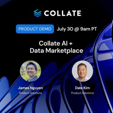 Cover Image for Collate Product Demo Series - Collate AI + Data Marketplace