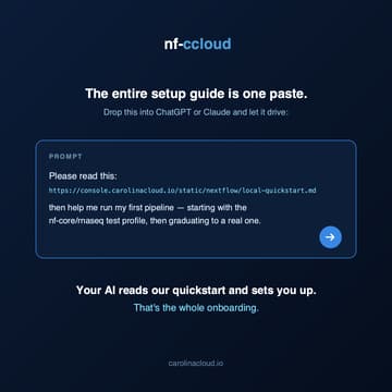 Cover Image for Live Session: Carolina Cloud Nextflow executor Launch